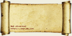 Joakim Sibinović vizit kartica